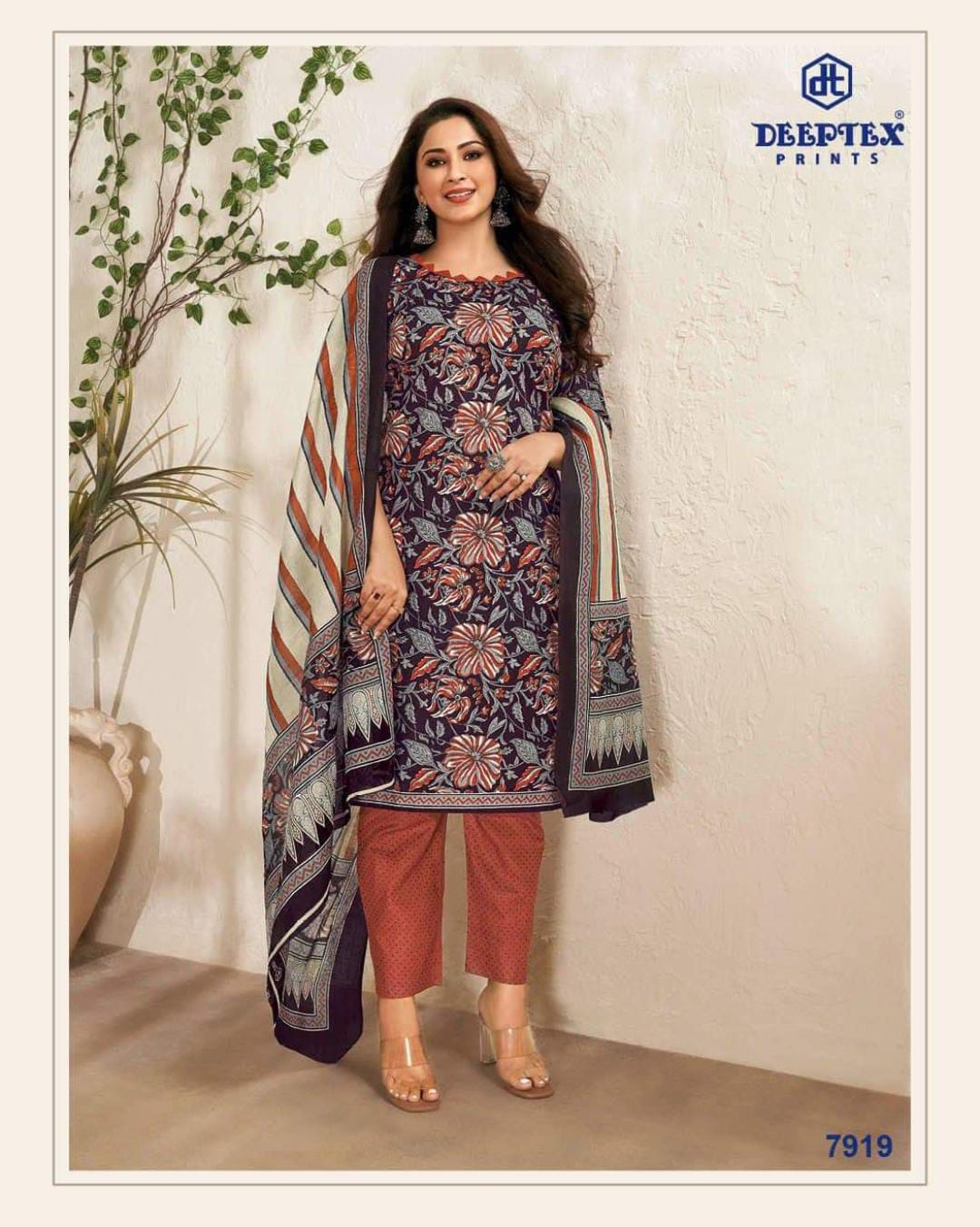 Deeptex Vol 79 Printed Cotton Dress Material Catalog